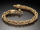 Bracelet - Byzantine chain - 22kt. BRCH-2